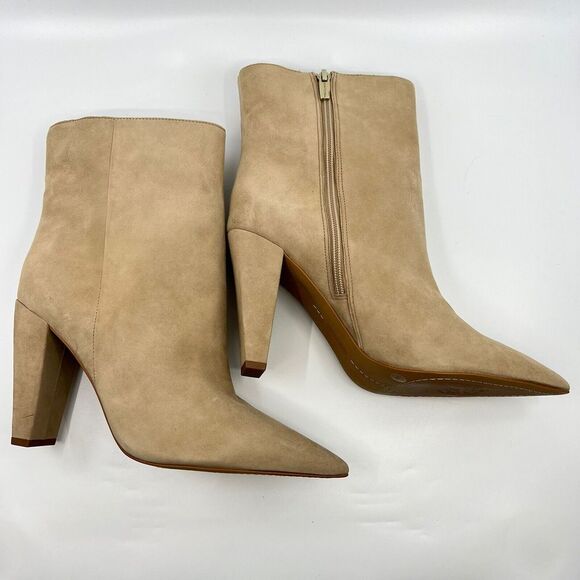 Vince Camuto Womens Membidi Tortilla Suede Boots Women's 10 Urban Modern Neutral - Picture 10 of 15